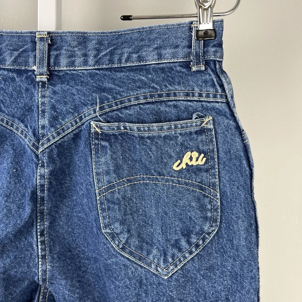 Vintage 80s Chic Denim Mom Jeans Womens 16 Short 29 Waist‎ 100% Cotton